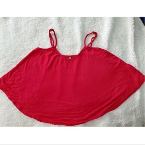 Red crop top